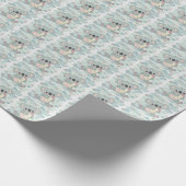 Papier Cadeau Koala Cute Baby Pastel Motif aquarelle (Coin)