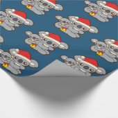 Papier Cadeau Koala de Noël (Coin)