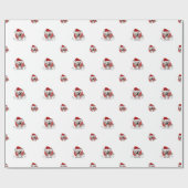 Papier Cadeau koala de Noël dessin animé (Plat)