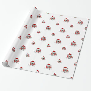 Papier Cadeau koala de Noël dessin animé