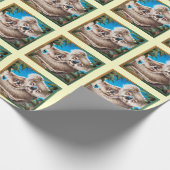 Papier Cadeau Koala et bébé (Coin)