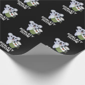 Papier Cadeau Koala-ty Thyme Funny Koala Thyme Pun Dark BG (Coin)