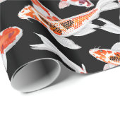 Papier Cadeau Koi (Coin rond)