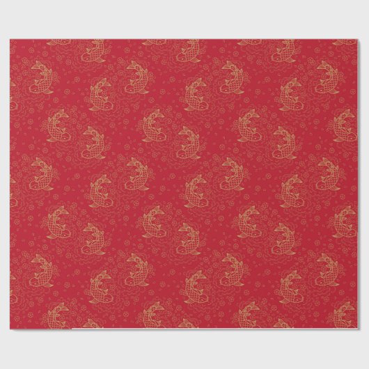 Papier cadeau Koi Fish (Plat)