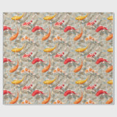 Papier Cadeau Koi Fish (Plat)