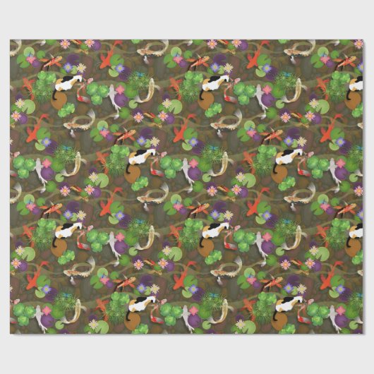 Papier Cadeau Koi Fish (Plat)