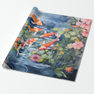 Papier Cadeau Koi Pond