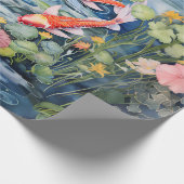 Papier Cadeau Koi Pond (Coin)