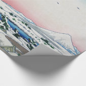 Papier Cadeau Koishikawa Tea House View Mt Fuji par Hokusai (Coin)