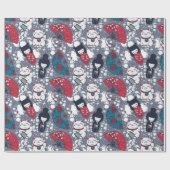 Papier Cadeau Kokeshi (Plat)