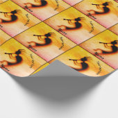 Papier Cadeau Kokopelli Joy Good Luck Personnalisé (Coin)