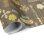 Papier Cadeau Kona Coast Tiki Tropix (Coin rond)