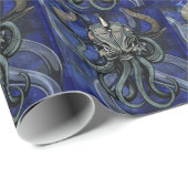 Papier Cadeau Kraken (Coin rond)