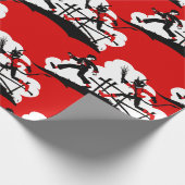 Papier Cadeau krampus de Noël (Coin)