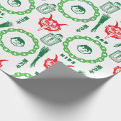 Papier Cadeau KRAMPUS : Mauvais enfants (Coin)