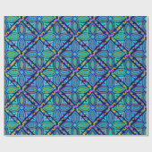 Papier cadeau Kuna Indian Diamond Mola (Plat)