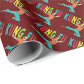 Papier Cadeau Kung Fu (Coin rond)