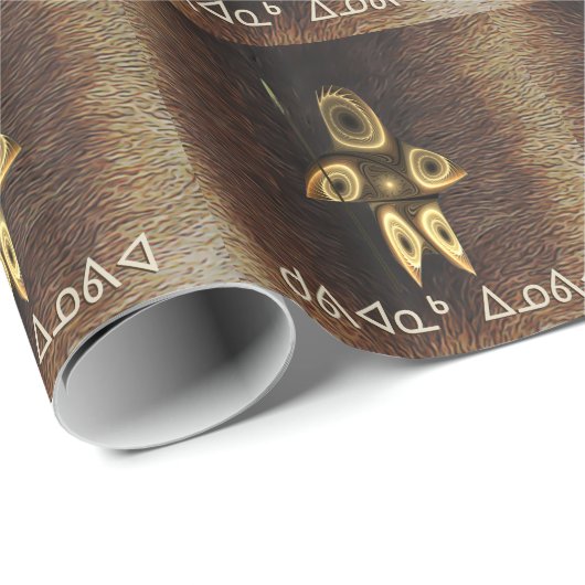 Papier Cadeau Kuvianak Innovia - Chasseur inuit fragile (Coin rond)