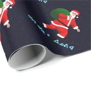 Papier Cadeau Kuvianak Innovia - Père Noël
