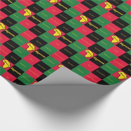 Papier Cadeau Kwanzaa (Coin)