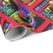 Papier Cadeau Kwanzaa (Coin rond)