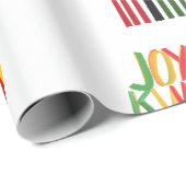 Papier cadeau Kwanzaa (Coin rond)