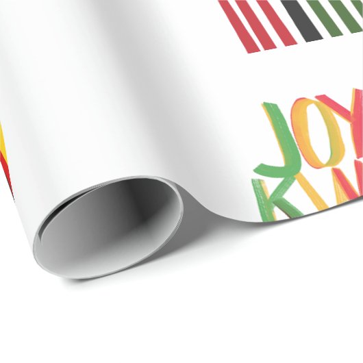 Papier cadeau Kwanzaa (Coin rond)