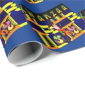 Papier Cadeau Kwanzaa (Coin rond)