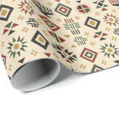Papier Cadeau Kwanzaa (Coin rond)