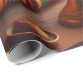 PAPIER CADEAU KWANZAA (Coin rond)