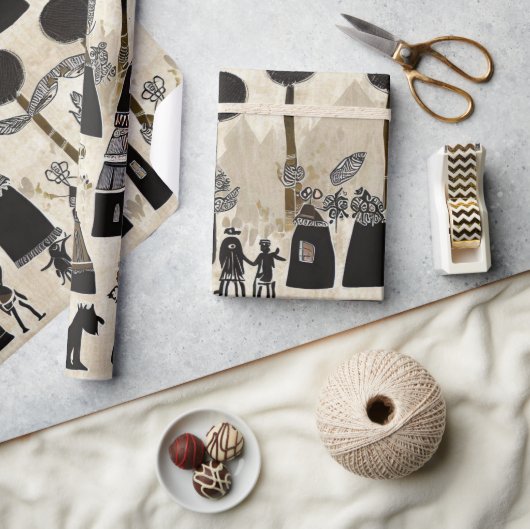 Papier Cadeau Kwanzaa (Artisanat)