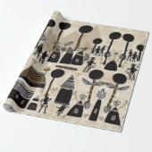 Papier Cadeau Kwanzaa (Déroulé)