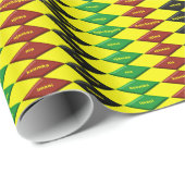 Papier Cadeau Kwanzaa (Coin rond)