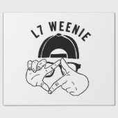 Papier Cadeau L7 Weenie (Plat)