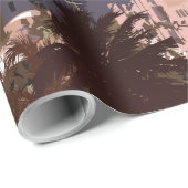 Papier Cadeau L.A. du centre (Coin rond)