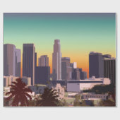 Papier Cadeau L.A. du centre (Plat)