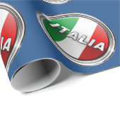 Papier Cadeau La Bandiera - Le Drapeau Italien (Coin rond)