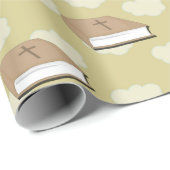 Papier Cadeau La Bible Baptême Le baptême La Sainte Communion (Coin rond)