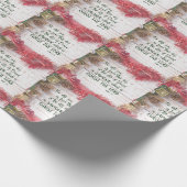 Papier Cadeau La Bible du KJV Verset Noël (Coin)