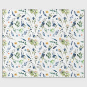 Papier Cadeau La camomille fleurit, floral, feuille, feuille, (Plat)