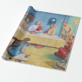Papier Cadeau La Cène : Jésus et les disciples (Déroulé)