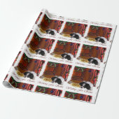 Papier Cadeau La chaîne japonaise attend Noël (Déroulé)