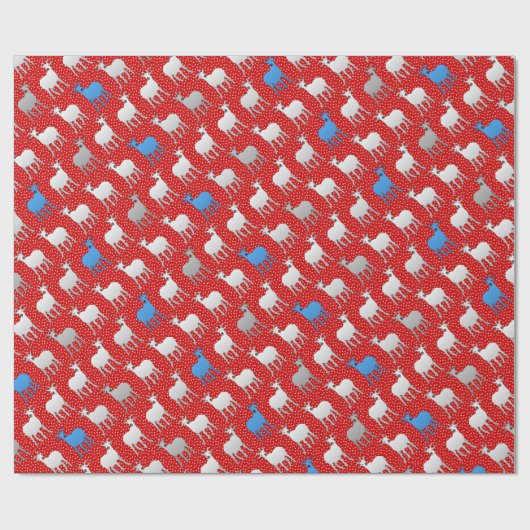 Papier Cadeau La chèvre bleue (Plat)