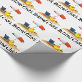 Papier Cadeau La Chick à la retraite sur la plage (Coin)