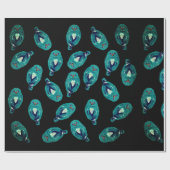 Papier Cadeau La chouette bleue (Plat)