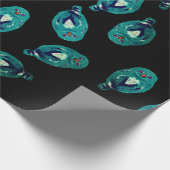 Papier Cadeau La chouette bleue (Coin)