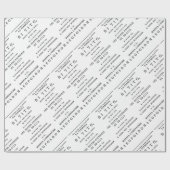 Papier Cadeau La Clemenza di Tito Libretto page de titre (Plat)