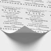 Papier Cadeau La Clemenza di Tito Libretto page de titre (Coin)