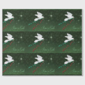 Papier Cadeau La Colombe Blanche Propage La Paix Sur Terre (Plat)