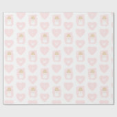 Papier Cadeau La colombe communion Blonde Girl (Plat)